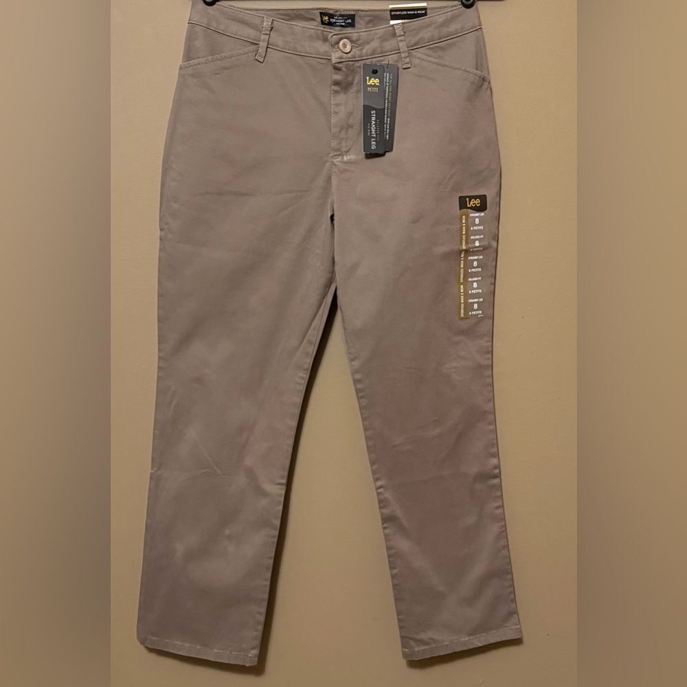 Lee Cropped Light Brown Pants